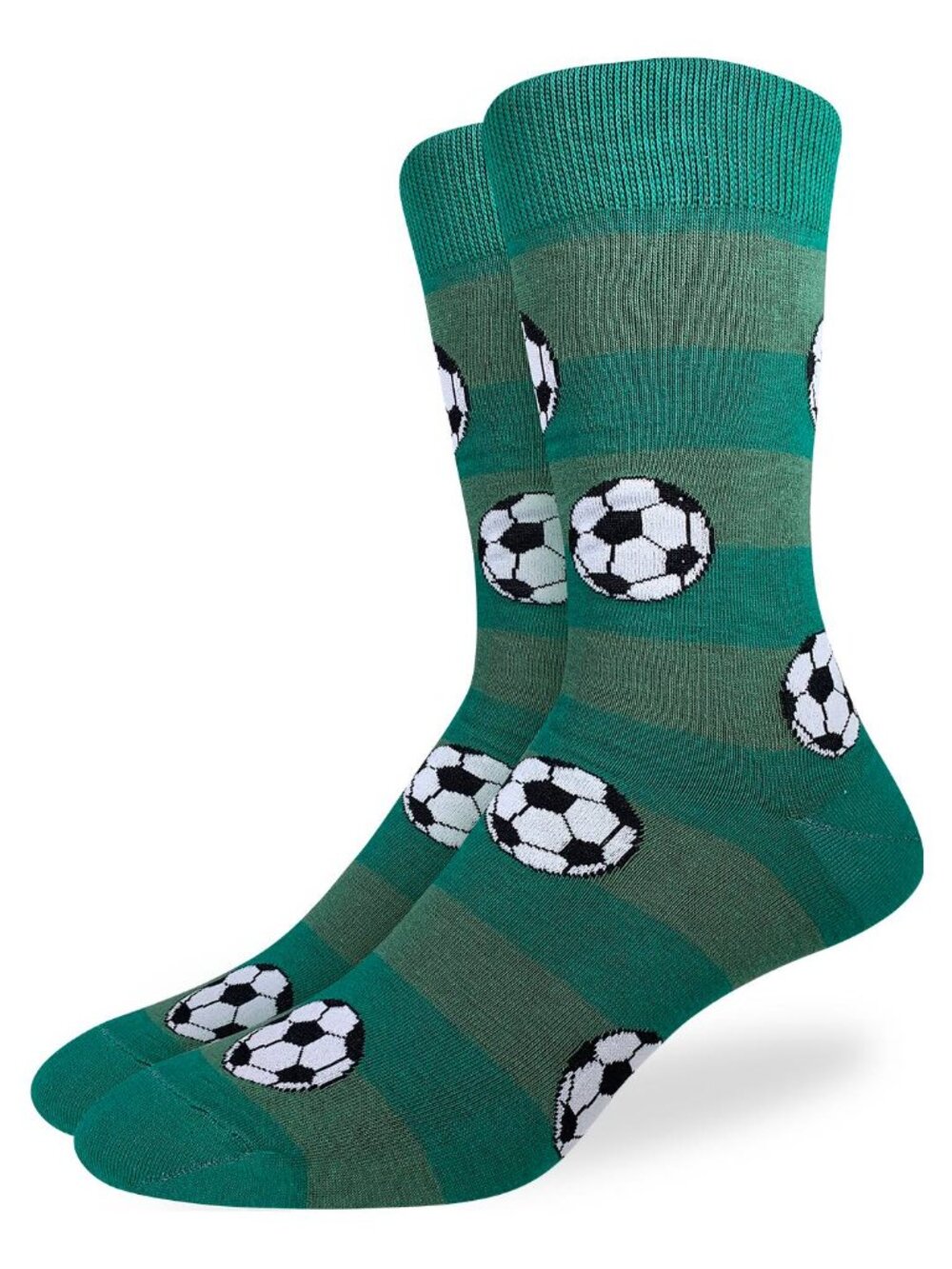 Men's Good Luck Sock Crew Socks | Soccer Green Socks | NWT